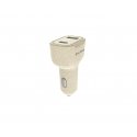 Tellur Green car charger, 36W, 6A (PD18W + QC3.0) cream