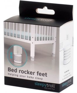 Sleepytroll Rocker Feet for crib, 4 pcs, white