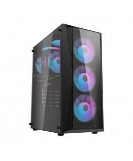 Darkflash DK352 Plus Computer Case with 4 fans (Black)