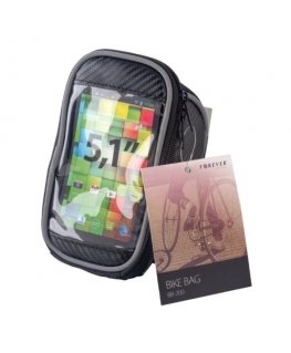 Forever BB-200 Bike Bag For Mobile Phones Up to 5.1" With Window Black