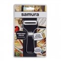 Samura Sharp & Effortless Metal Vegetable Peeler with straight 61mm blade from Japan steel Silver