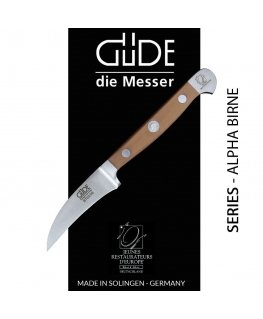 Güde Alpha peeling knife 6 cm Pear Wood