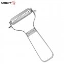 Samura Sharp & Effortless Metal Vegetable Peeler with Julienne 61mm blade from Japan steel Silver Samura Sharp & Effortless Metal Vegetable Peeler with Julienne 61mm blade from Japan steel Silver