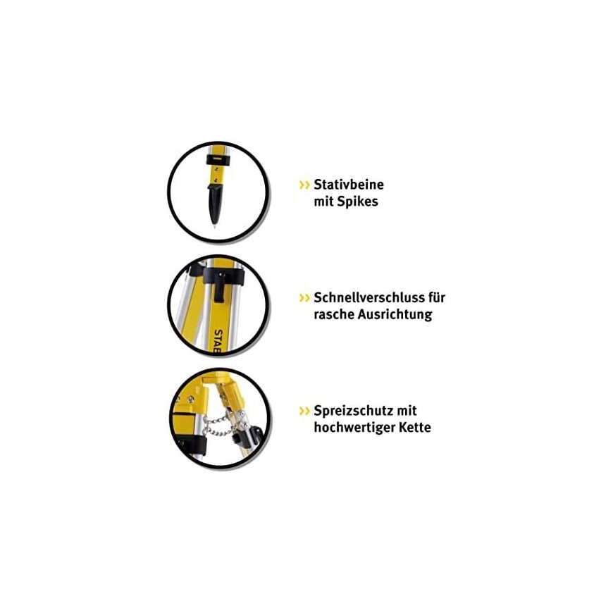 Tripod with expansion brake 160 cm BST-S, Stabila – 12