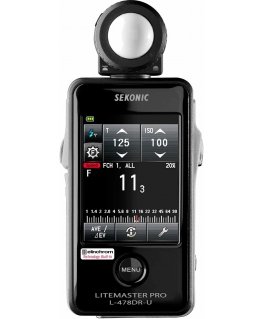 Sekonic L-478DR-EL eksponomeeter Must