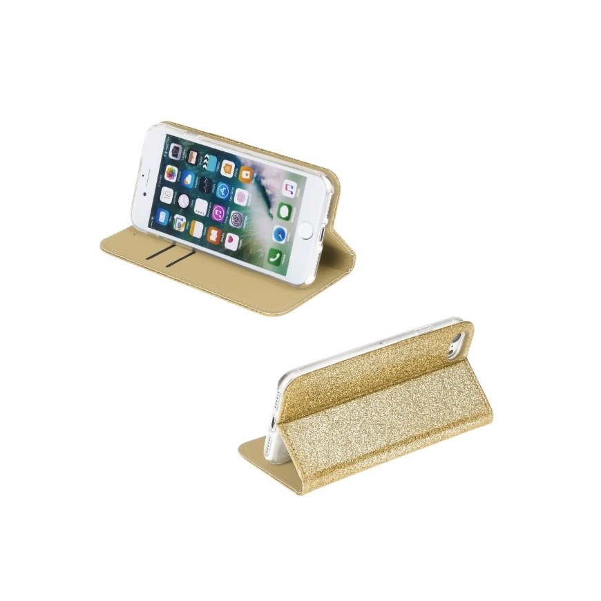 TakeMe 3D-Crystal Shine Магнитной фиксации чехол-книжка для Samsung Galaxy S21 (G991B) Золотой – 4