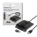 Qoltec 50632 Intelligent Smart ID chip card reader SCR-0632 | USB type C