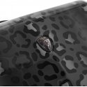 Heys Black Leopard Fashion Spinner 53 cm suitcase
