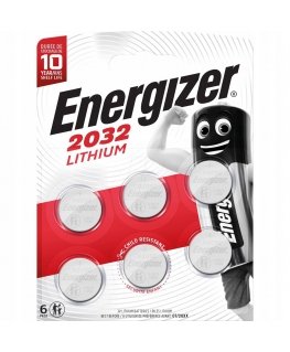 Energizer CR2032 litija vienreizējās lietošanas speciālais akumulators 6 gab