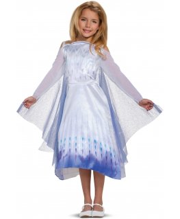 Snow Queen Frozen Elsa Classic -naamiaisasu, 7-8 v