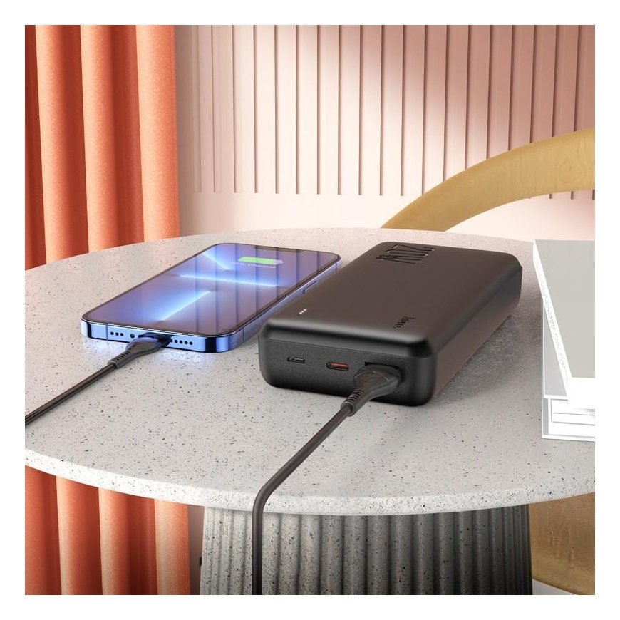 External battery Power Bank Hoco J87A Type-C PD 20W+Quick Charge 3.0 20000mAh black – 4
