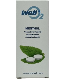 WellO2 menthol tablet, 20 pcs