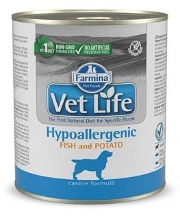 Farmina Vet Life Diet DOG Hypoallergenic Fish&Potato 300 g