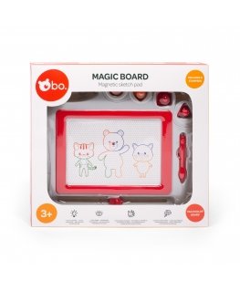 because Magnetic drawing board, 27x22 cm