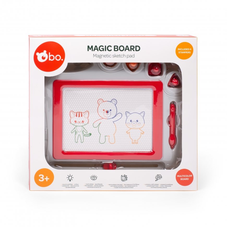 Bo. because Magnetic drawing board, 27x22