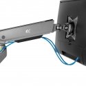 NanoRS Gaming Monitor Mount 17-32" with RGB LED Lighting Desk Mount Height Adjustable Swivel Tilt Max. 9kg VESA 75x75 / 100x100 NanoRS Gaming Monitor Mount 17-32" with RGB LED Lighting Desk Mount Height Adjustable Swivel Tilt Max. 9kg VESA 75x75 / 100x100