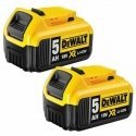 Dewalt Valdyti DCB184P2-XJ 18V 5Ah akumuliatorių rinkinį Dewalt Valdyti DCB184P2-XJ 18V 5Ah akumuliatorių rinkinį