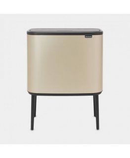 Brabantia waste bin Bo Touch Bin Champagne, 3 x 11 L