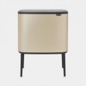 Brabantia atliekų dėžė Bo Touch Bin Champagne, 3 x 11 L Brabantia atliekų dėžė Bo Touch Bin Champagne, 3 x 11 L