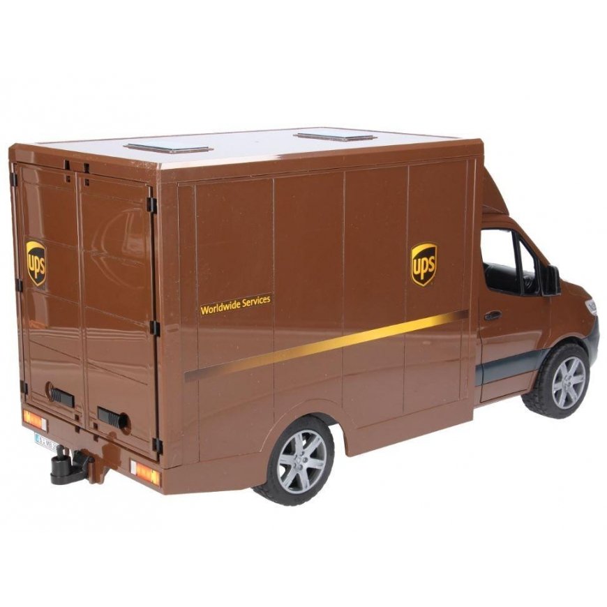 BRUDER MB Sprinter UPS su vairuotoju ir priedais, 02678 – 2