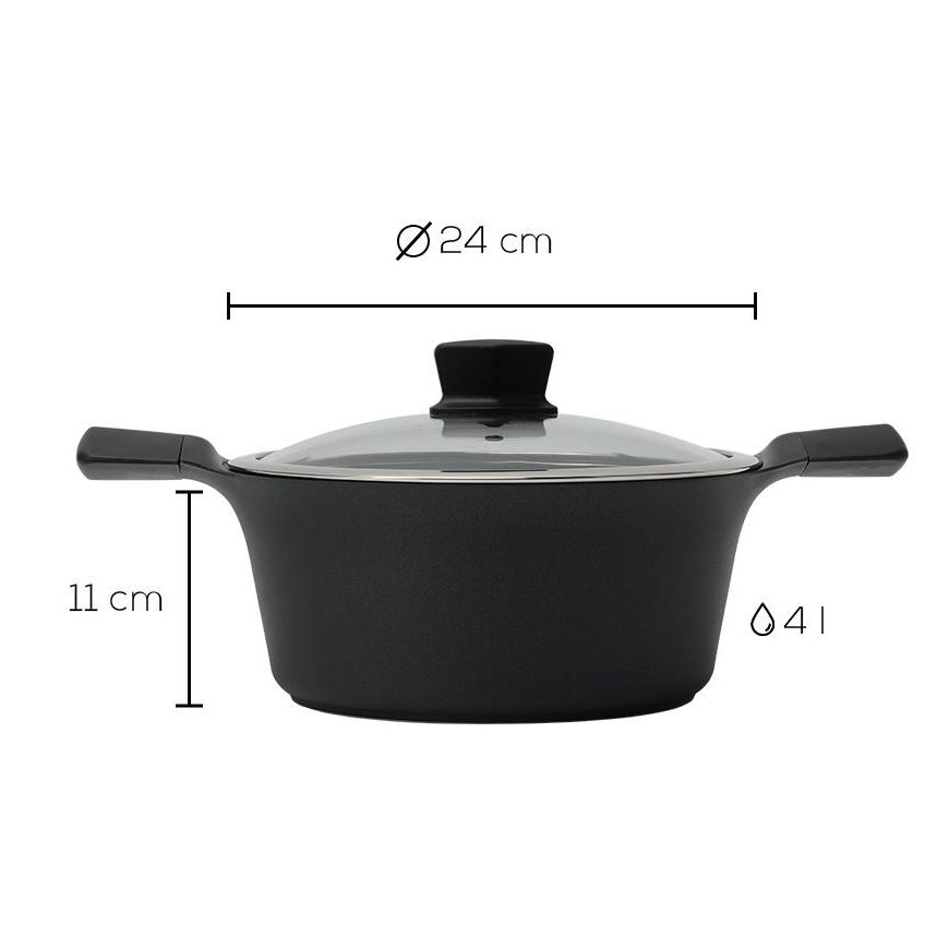 Induction pot with lid Zyle ZY3024PT – 2