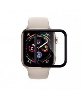 Riff Hot Bending 3D Закругленное защитное стекло для Apple Watch 1 / 2 / 3 с дисплеем 38мм Черное
