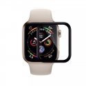 Riff Hot Bending 3D Закругленное защитное стекло для Apple Watch 1 / 2 / 3 с дисплеем 38мм Черное