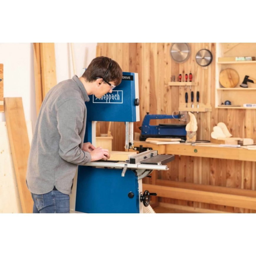 Bandsaw Basa3V with cast iron table, legs and variable speed 230V, Scheppach – 5