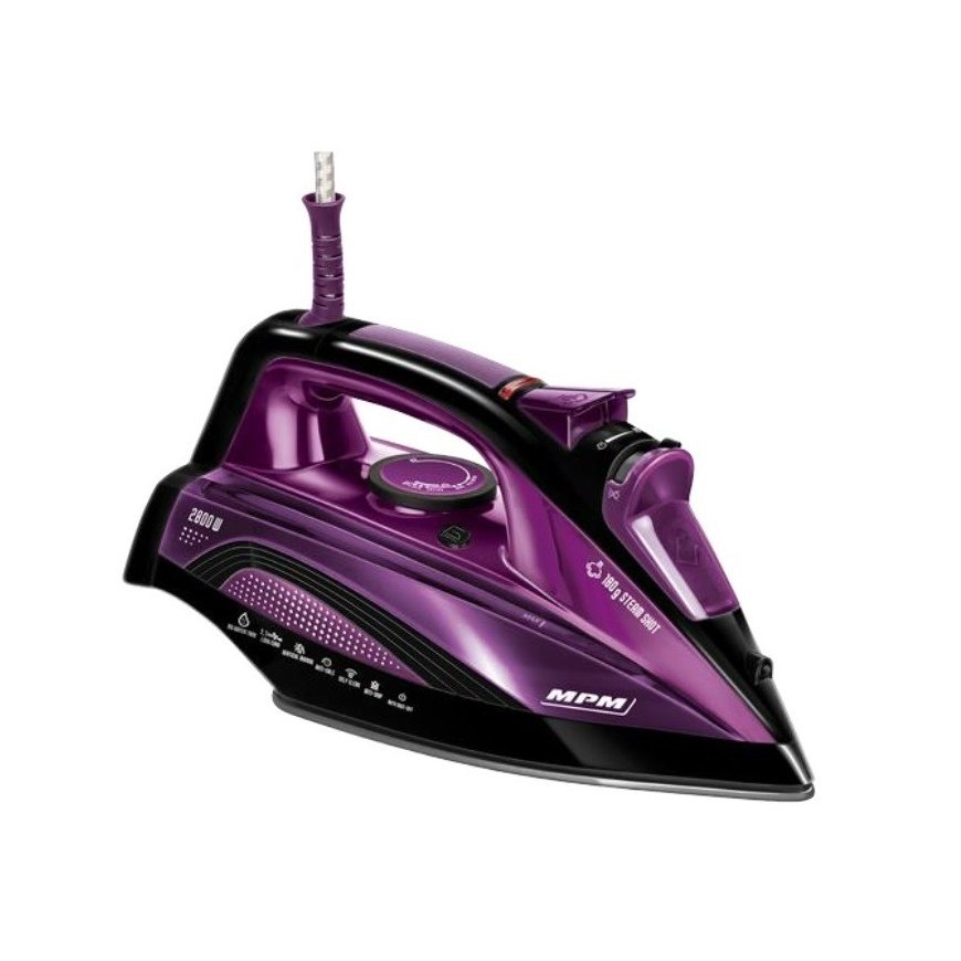 MPM MZE-21/RS Steam Iron 2800 W Violet – 2