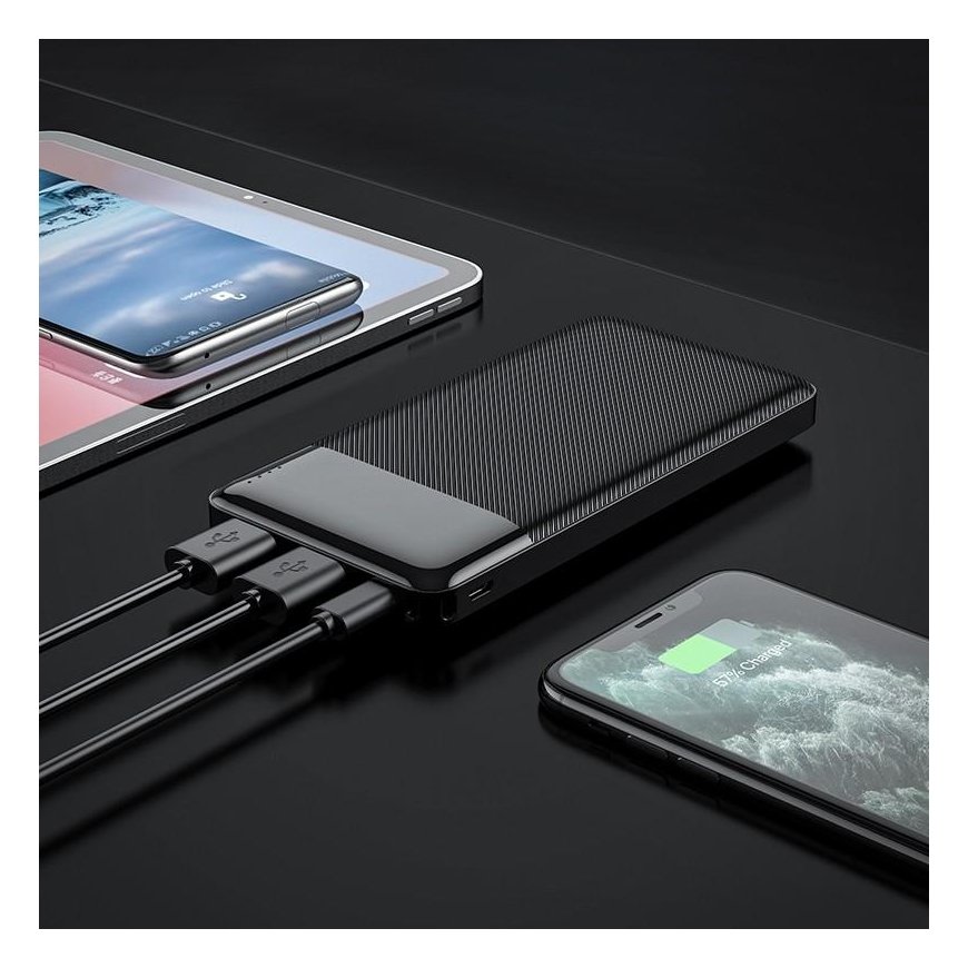 Išorinė baterija Power Bank Hoco J72 10000mAh juoda – 4