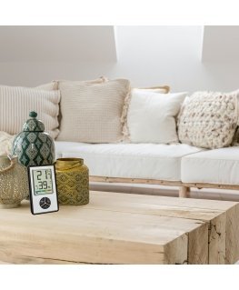 TFA-Dostmann 30.5045.54 skaitmeninė oro stotelė Juoda, Sidabras Baterija