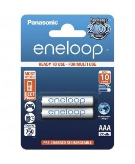 1x4 Panasonic Eneloop Micro AAA 800mAh + Akkubox BK-4MCDEC4BE