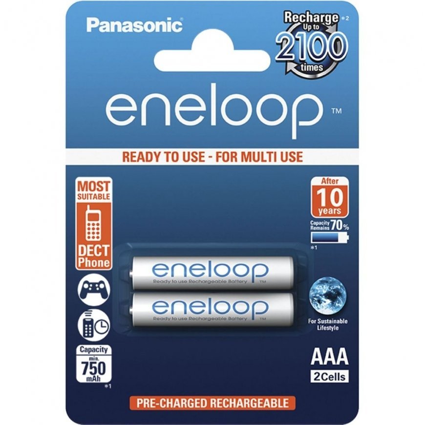 Sanyo 1x4 Panasonic Eneloop Micro AAA