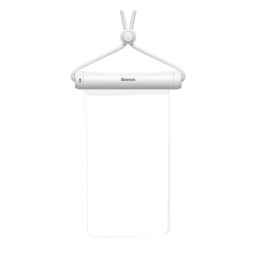 Baseus Cylinder Slide-cover waterproof smartphone bag (white)