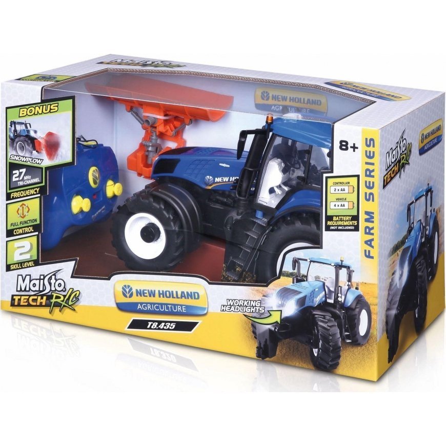 MAISTO TECH automodelis New Holland Tractor, 82303/82722 – 3