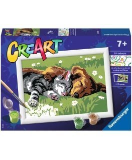 Ravensburger maalimine numbrite järgi Magavad sõbrad
