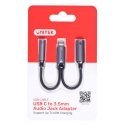 UNITEK ADAPTER USB-C - MINIJACK 3,5MM,USB-C 60W UNITEK ADAPTER USB-C - MINIJACK 3,5MM,USB-C 60W