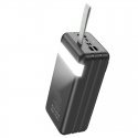 Išorinė baterija Power Bank Hoco J86B 22.5W PD+Quick Charge 3.0 60000mAh juoda Išorinė baterija Power Bank Hoco J86B 22.5W PD+Quick Charge 3.0 60000mAh juoda