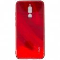 Xiaomi Redmi 8 Water Ripple Full Color Electroplating Tempered Glass Case Red Xiaomi Redmi 8 Water Ripple Full Color Electroplating Tempered Glass Case Red