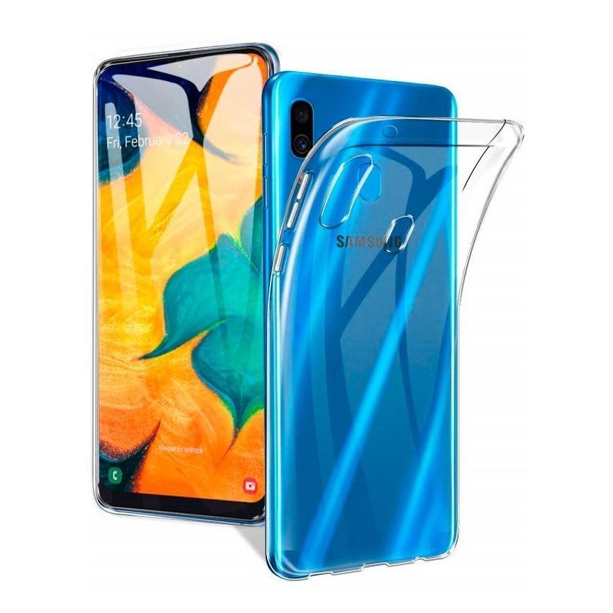 Samsung A20 Silicon Case Transparent