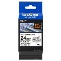 BROTHER TZESL251 24 MM Black ON White SELF LAMINATE BROTHER TZESL251 24 MM Black ON White SELF LAMINATE