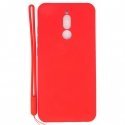 Xiaomi Redmi 8 Soft Touch Silicone Case with Strap Red
