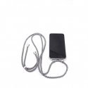 Samsung A40s Case with rope Black Stripes Transparent Samsung A40s Case with rope Black Stripes Transparent