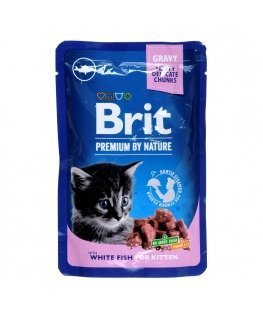 Brit Premium By Nature White Fish Kitten 100g