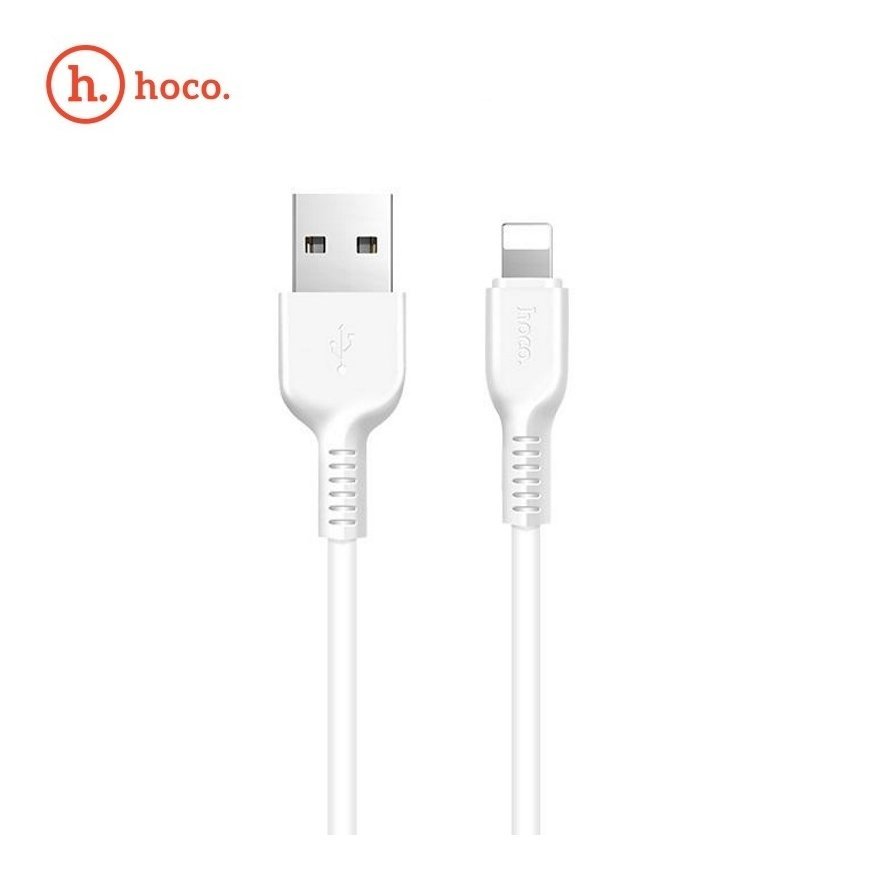Hoco X20 Ultra Прочный-Мягкий Универсальный Lightning на USB 1m Кабель Данных и Быстрого Заряда (MD818) Белый