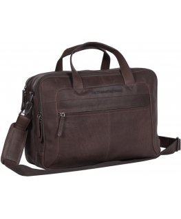 The Chesterfield Brand Ryan -tietokonelaukku 17" kannettavalle tietokoneelle, ruskea