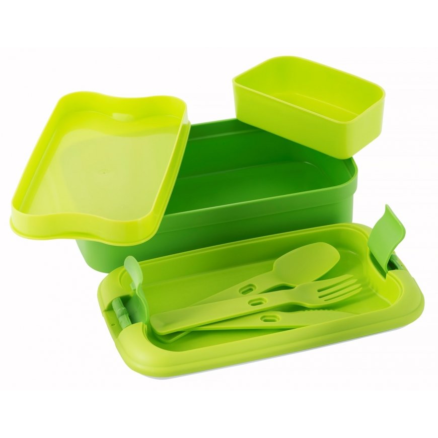 Pojemnik śniadaniowy + sztućce Lunch&go CURVER – 5