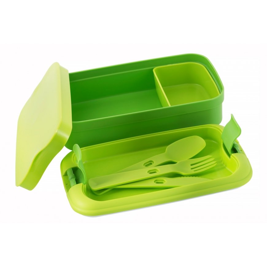 Pojemnik śniadaniowy + sztućce Lunch&go CURVER – 8