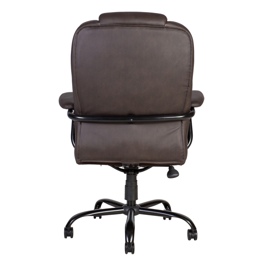 Рабочий стул ELEGANT XXL коричневый – 4