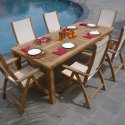 Стол BALI 220x100xH75см, тик